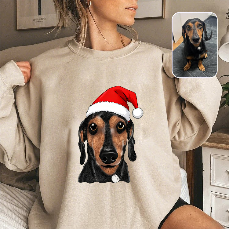 Custom Pet Photo Printed Hoodie Personalized Dog Sweatshirt Hoodie T Shirt
