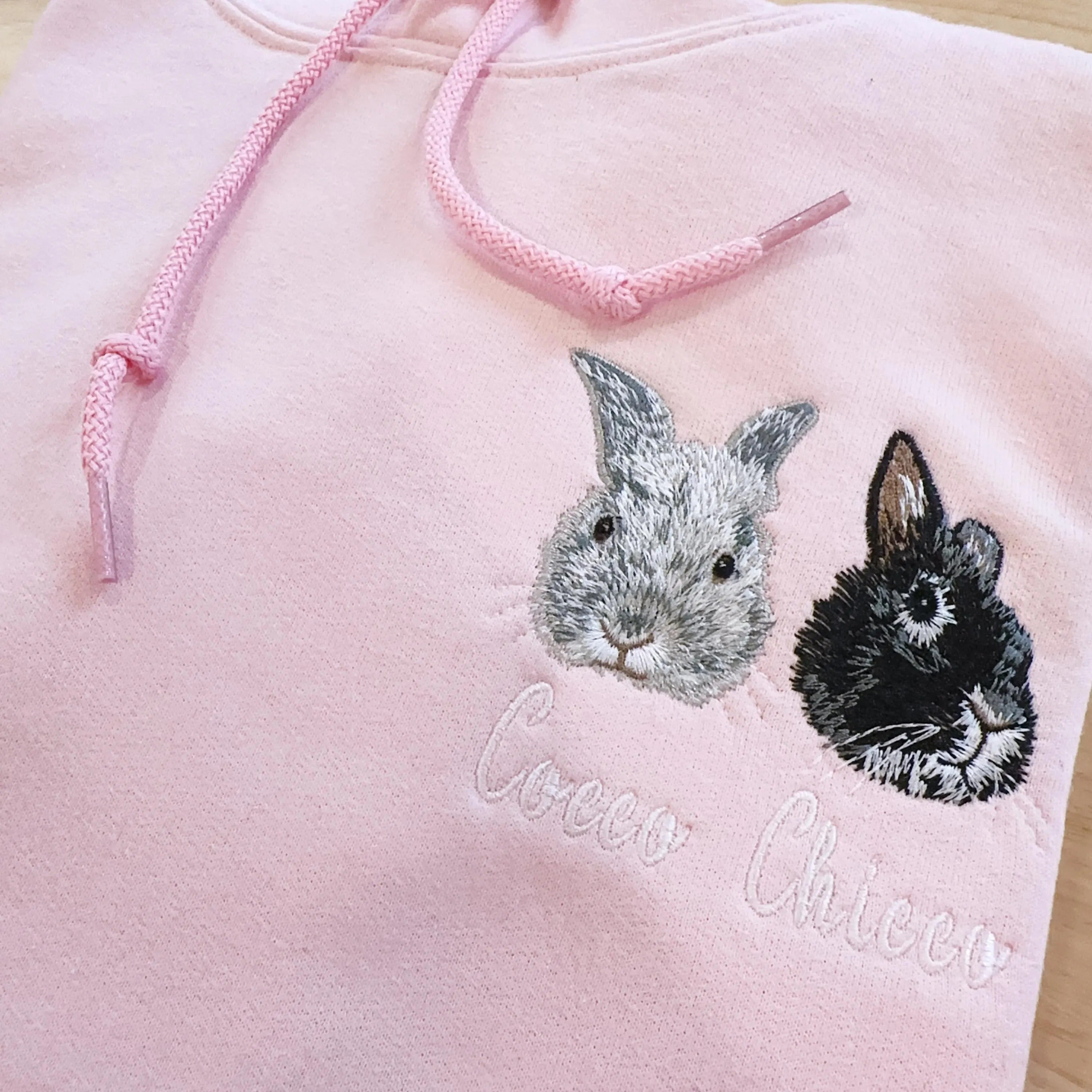 Personalized Pet Portrait Embroidered Sweatshirt, Custom Dog Cat Gift