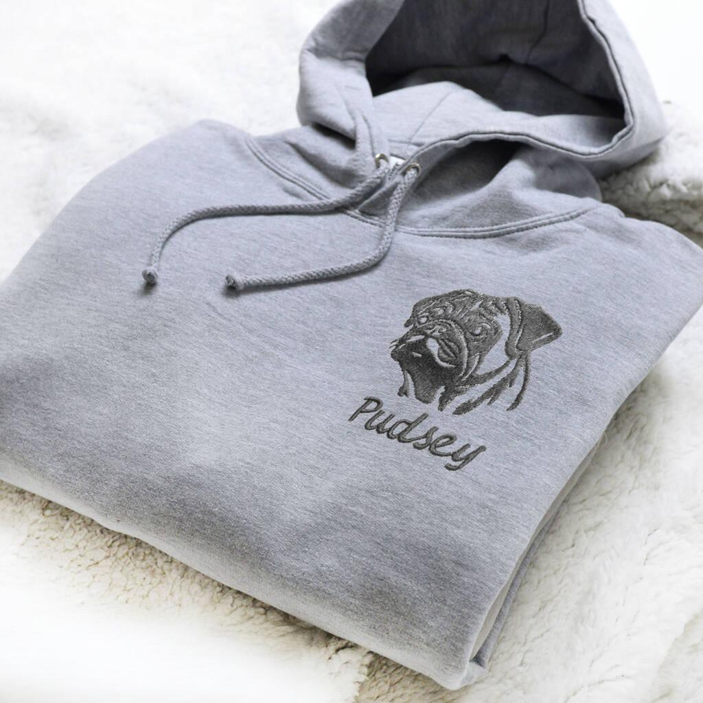 Custom Embroidered Pet Face Sweatshirt,wear your memories close to you