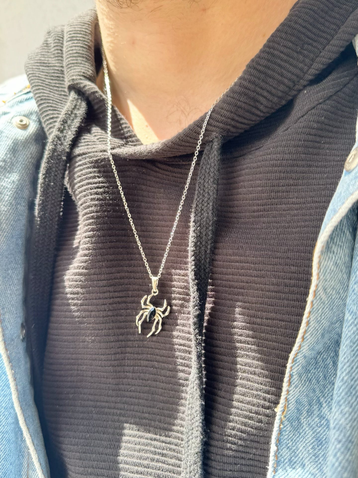 Stainless Steel Spiderman & Gwen Couple Necklaces