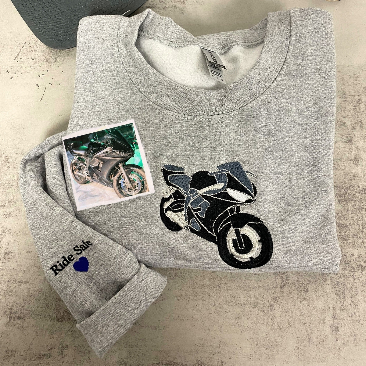 Custom Car Embroidered Crewneck & Hoodies – The Perfect Gift for Dad or Husband!