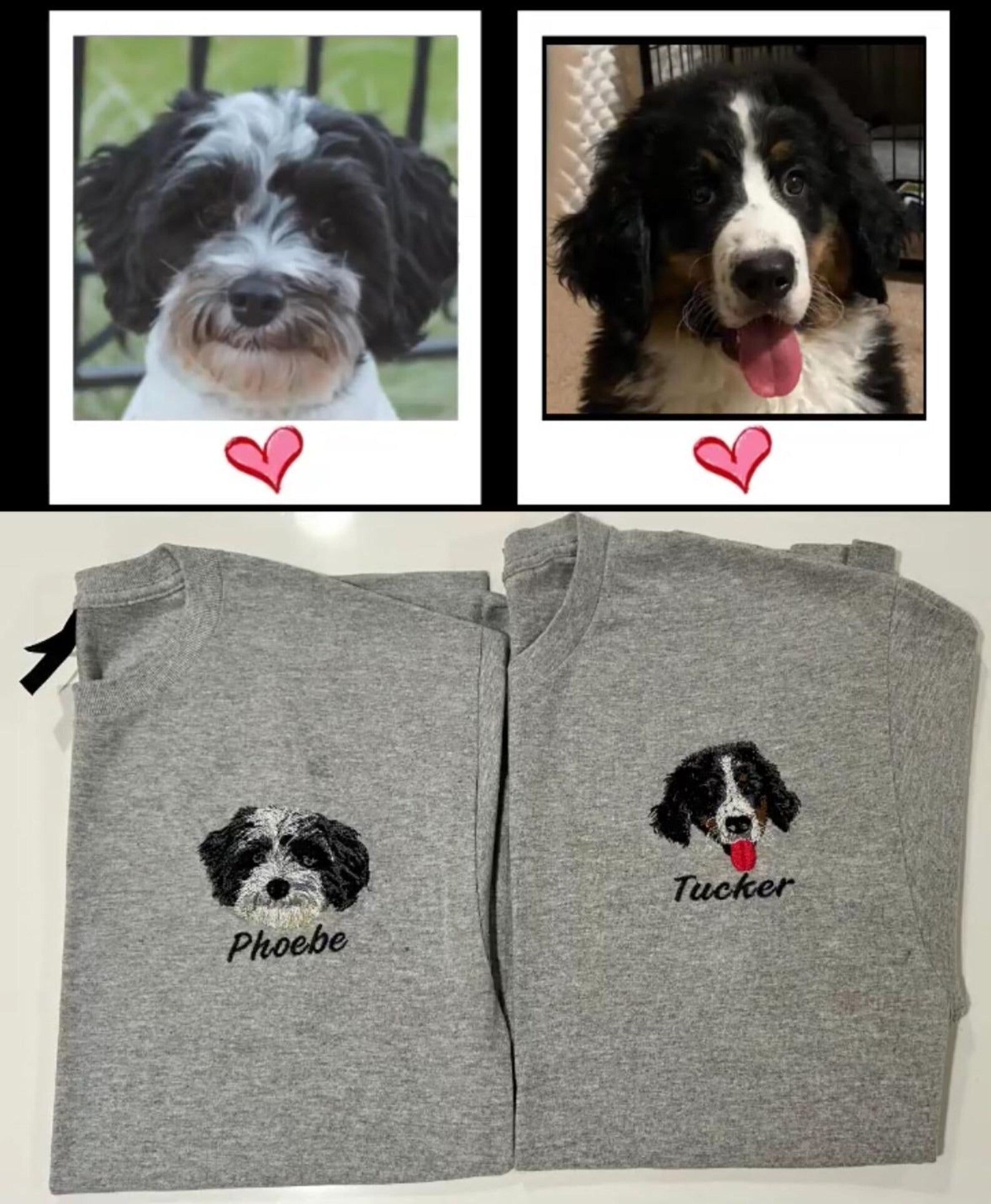 Custom Embroidered Pet Sweatshirt with Pet Photo , Custom Embroidered Cat Hoodie , Gift for Cat Dad Mom