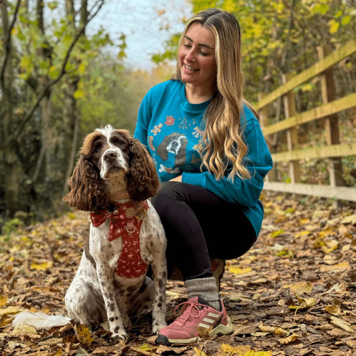 Printed Pet Portrait Organic Christmas Jumper
