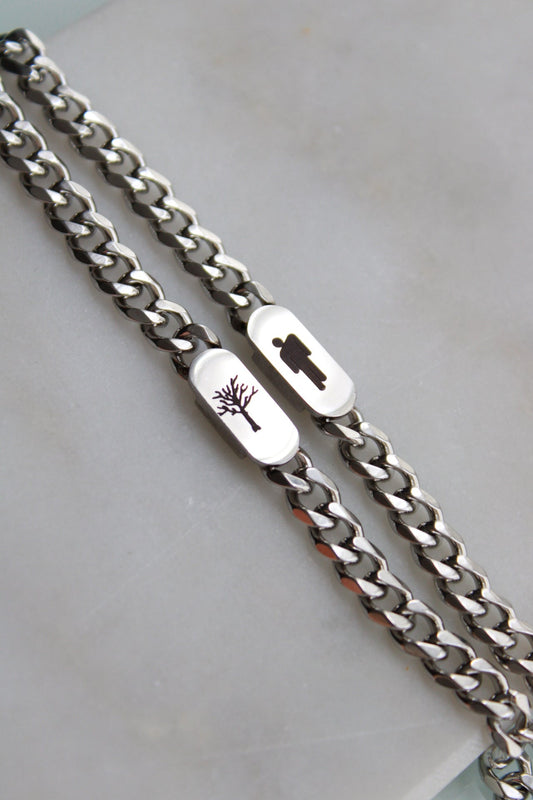 Stainless Steel Billie XXTentacion Bracelet Set | Couple Bracelet Set