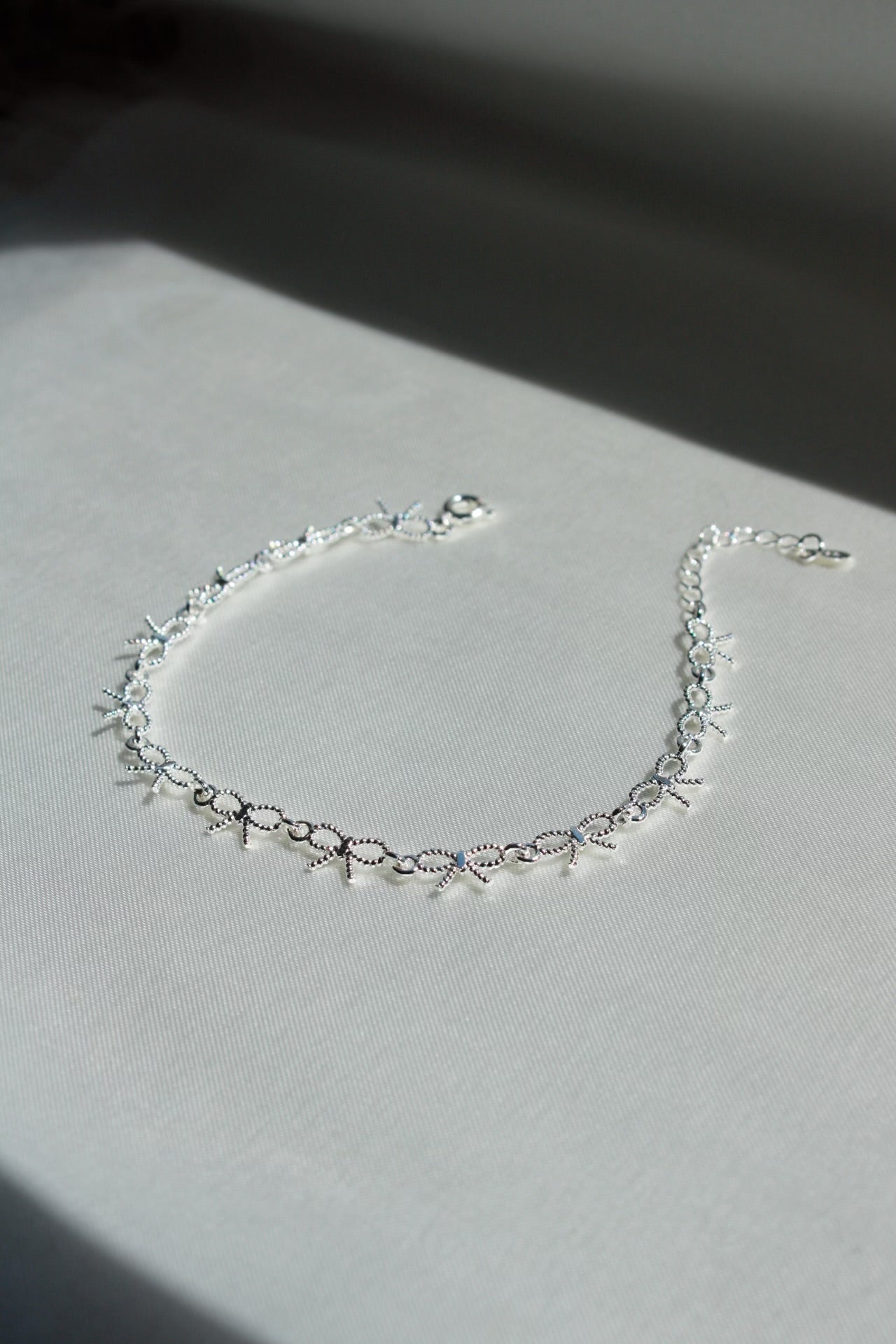 Silver Plated Ribbon Trail Bracelet