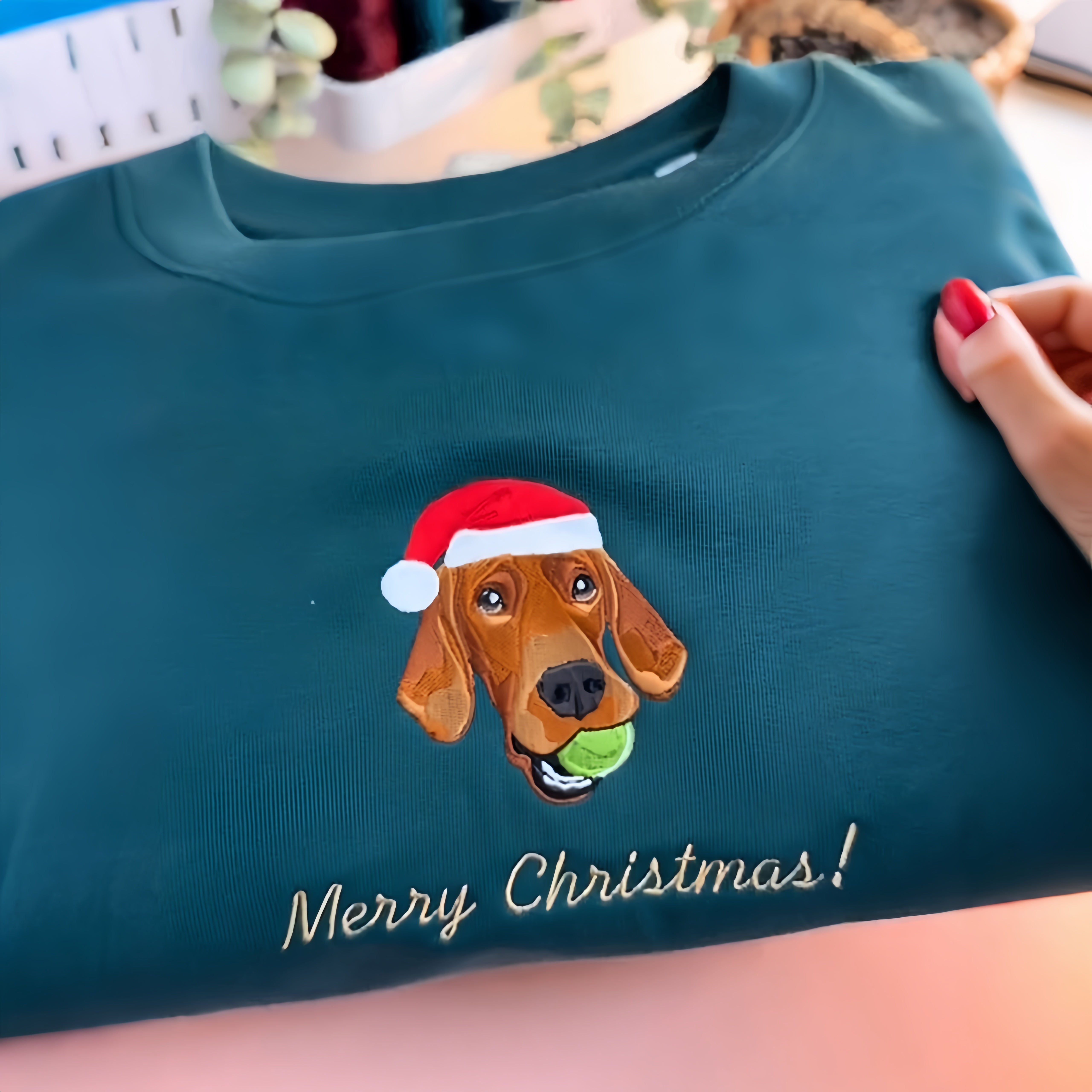 Custom Pet Portrait Sweatshirt -Retro Cat Mom Hoodie -Pet Lovers Gift