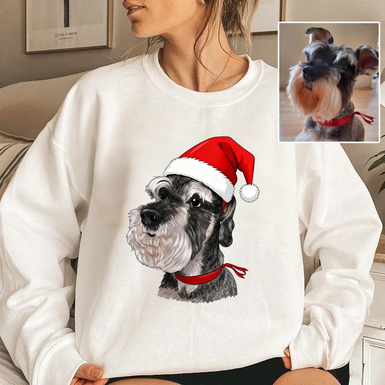 Custom Pet Photo Printed Hoodie Personalized Dog Sweatshirt Hoodie T Shirt