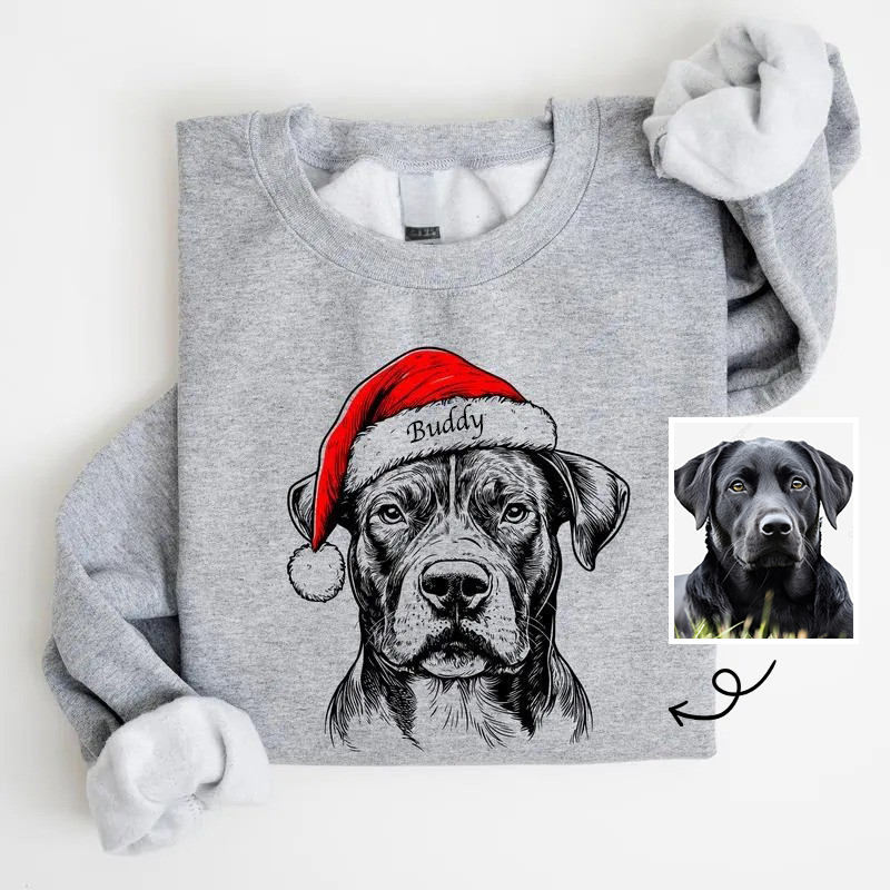 Custom Pet Christmas Sweatshirt