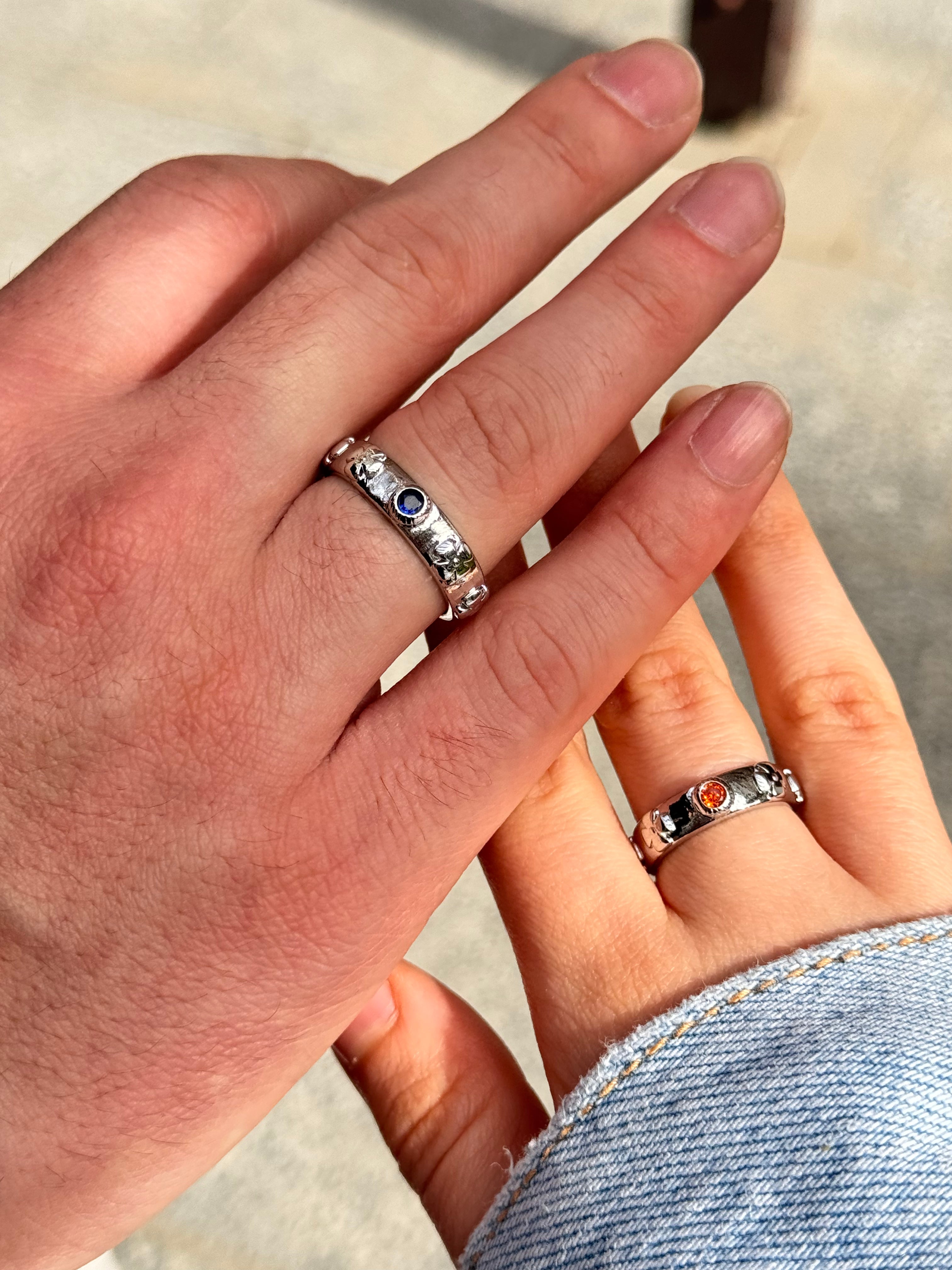 Adjustable Howl’s Moving Castle Couple Rings