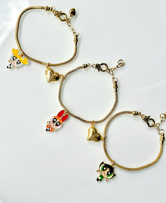 Magnetic Friendship Bracelets, Powerpuff Bracelets