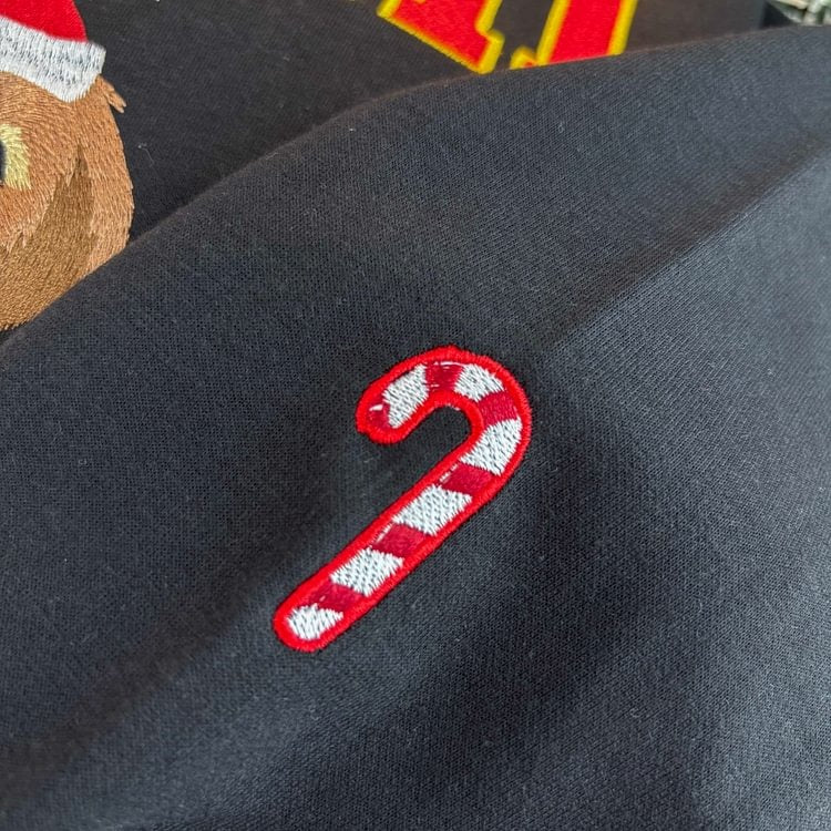 Custom Dog Embroidered Sweatshirt, Hoodie & T-Shirt, Personalized Pet Christmas Sweatshirt