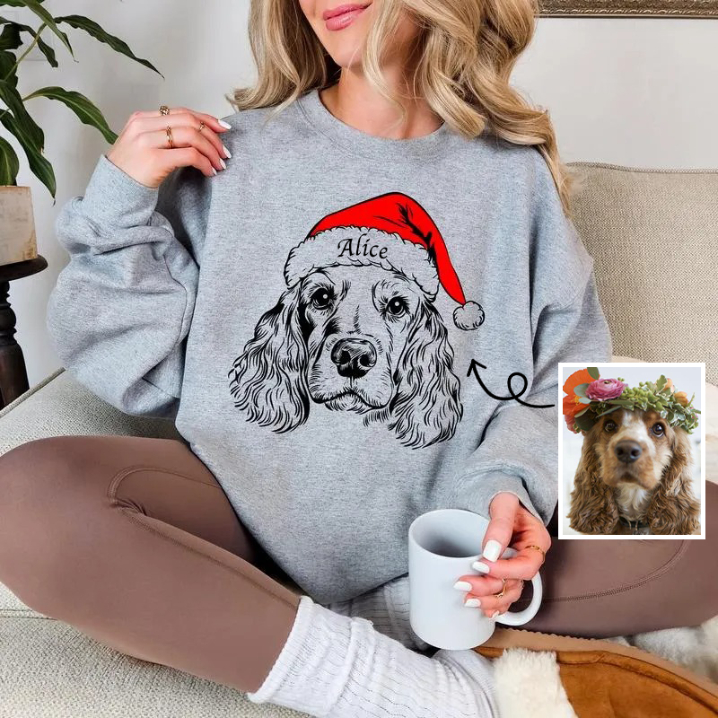 Custom Pet Christmas Sweatshirt