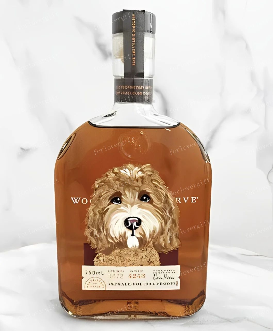 Custom Whiskey Bottles with Pet Portraits