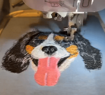 Custom Embroidered Pet Sweatshirt with Pet Photo , Custom Embroidered Dog Hoodie ,  Gift for Dog Dad Mom