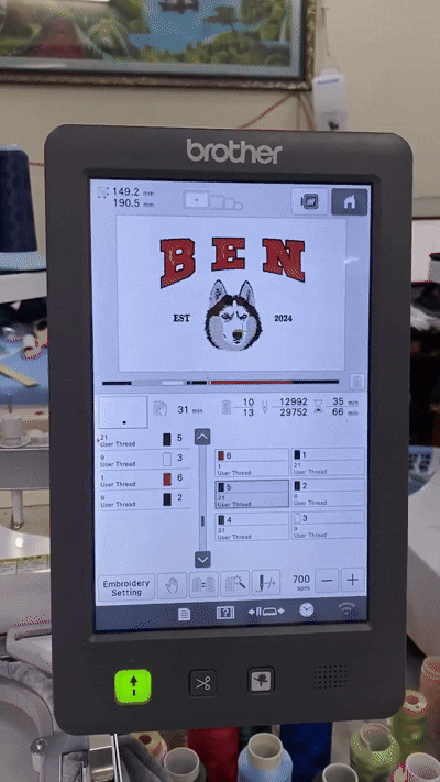 Custom Embroidered Pet Portrait Crewneck Sweatshirt, Unique Pet Gift